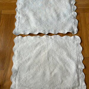 Colchas Domingos Matelasse Pillow Shams Light Blue (2)